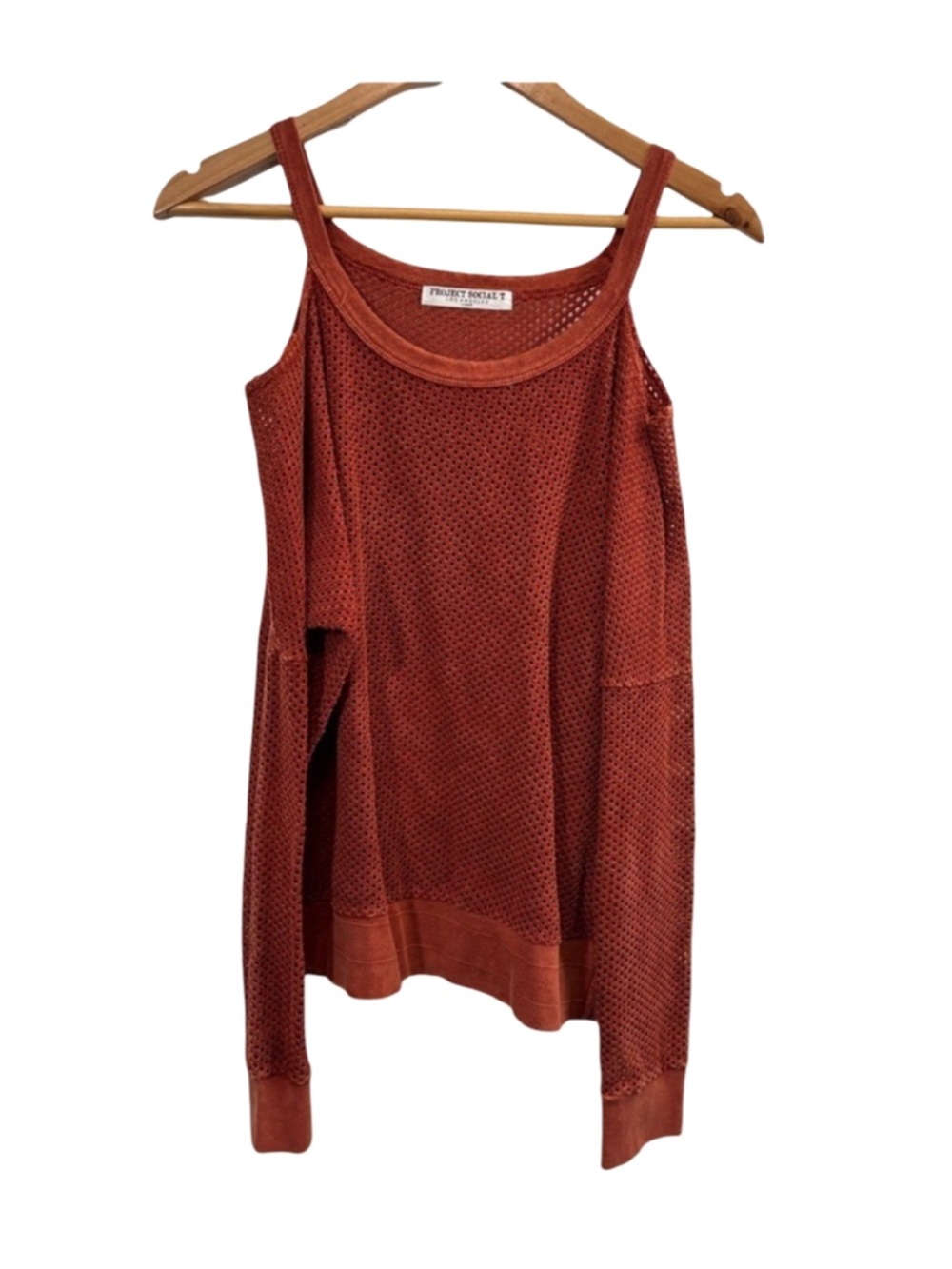 Project Social T Rust Long Sleeve Top